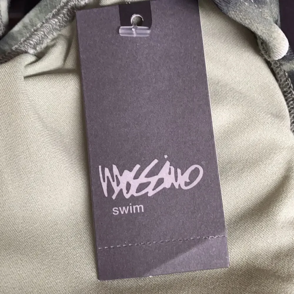 Mossimo Olive Tie Dye Bikini Top